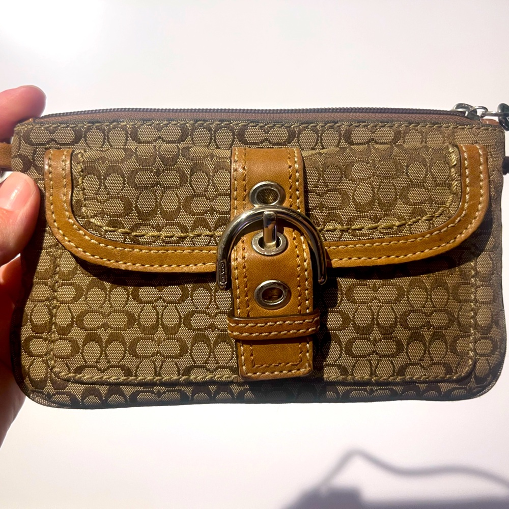 Vintage Coach Wristlet